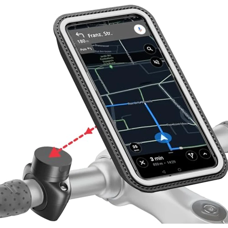 Shapeheart Magnetic Bike Mount XL, Smartphone Halterung mit starkem Magnetsystem für sicheren Halt – Bild 1