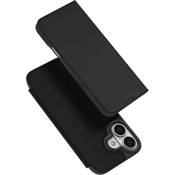 Nevox Vario Series Bookcase für Apple iPhone 17, 6,3 Zoll – Premium Handyhülle mit Kartenfach, Standfunktion, Magnetverschluss, Rundumschutz, Schwarz – Bild 4