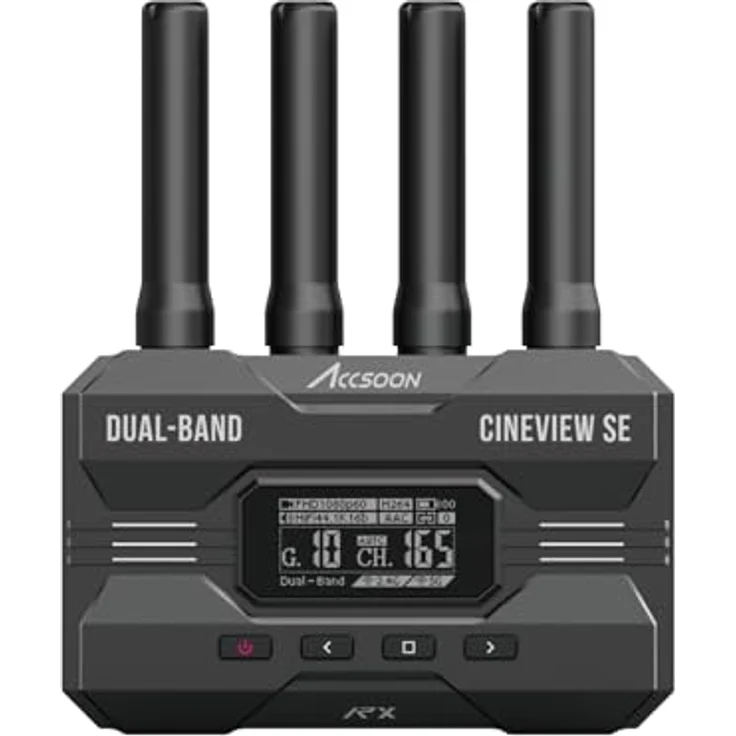 Accsoon CineView SE Wireless Empfänger Only SDI & HDMI Dualband-Technologie 2.4GHz 5GHz 1200ft/50ms FHD, Arbeiten Sie mit Accsoon HE, SE(Empfänger only) – Bild 1