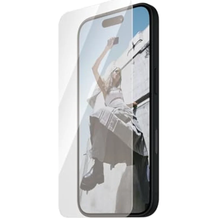 Panzer Glass PanzerGlass Safe Displayschutzfolie für iPhone 16/15/14 Pro, gehärtetes Glas, Fall-/Kratzschutz, Anti-Fingerabdruck, einfache Installation, hüllenfreundlich, transparent – Bild 2