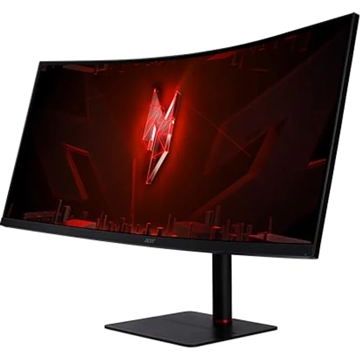 Acer Nitro XV345CURV3 Gaming Monitor 34 Zoll QHD, 180Hz DP/TypeC, 100Hz HDMI, Curved, FreeSync Premium, Schwarz – Bild 3