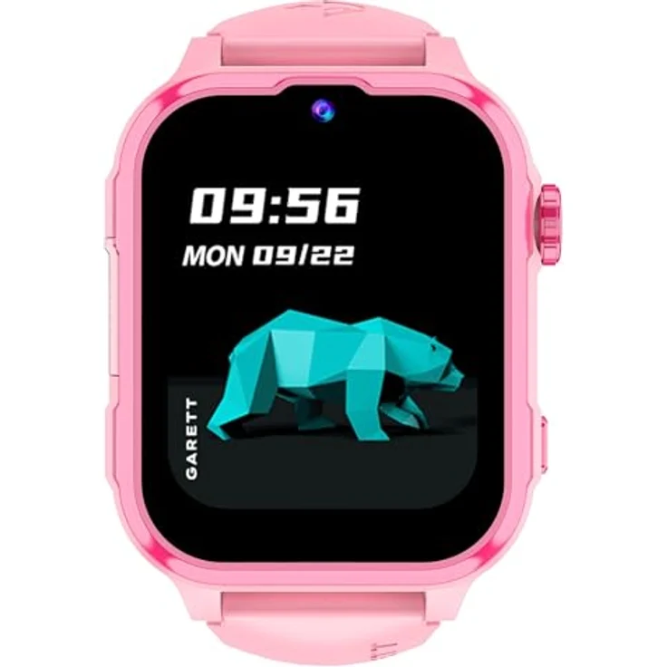 garett Smartwatch Hero Pro 4G für Kinder, 1,83″, 4G LTE, GPS, Videoanruf, SOS-Funktion, GEO-Zaun, rosa – Bild 3
