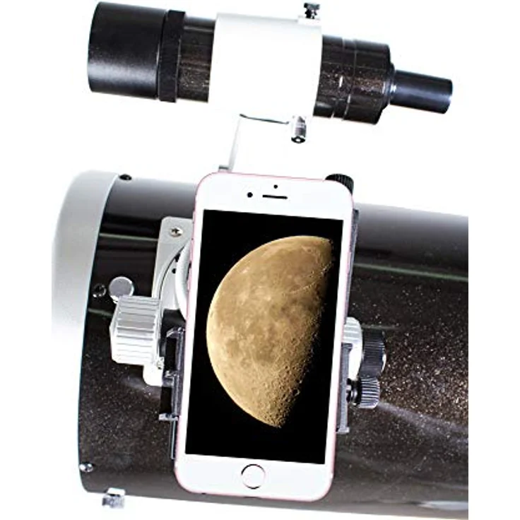 Levenhuk A10 Smartphone Adapter, Halterung für Teleskop und Mikroskop, geeignet für Smartphones 53-102 mm, Schwarz – Bild 7