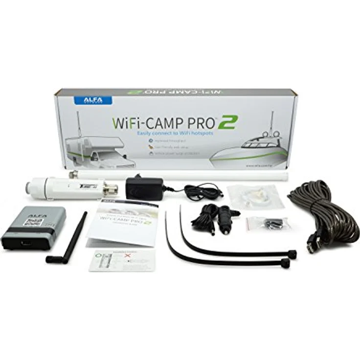 ALFA WiFi Camp-Pro 2 WLAN Range Extender Kit, 802.11b-g-n, 300MBit – Bild 2