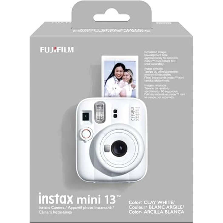 Fujifilm Instax Mini 13 Clay White, Sofortbildkamera, Weiss – Bild 13