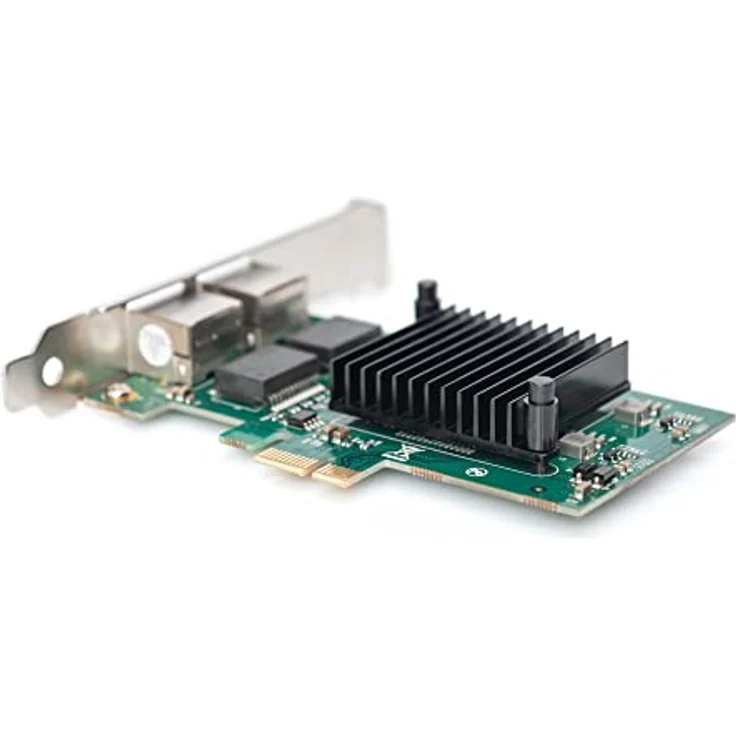 DIGITUS Gigabit PCIe Netzwerk-Karte - 2-Port RJ45 - Layer-2 - Intel Chipsatz 82575EB - 1-GBit-s - VLAN & Flow-Control – Bild 6
