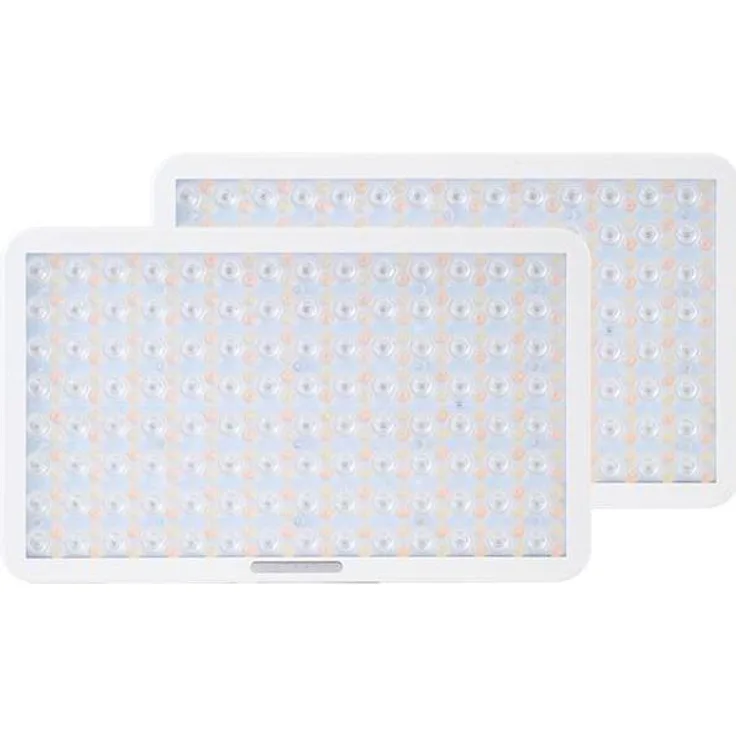 Amaran Pano 60c 2-Light Kit, Flächenleuchte mit 360° RGB-Farbkontrolle, 22.220 Lux, Weiss, im Transportkoffer