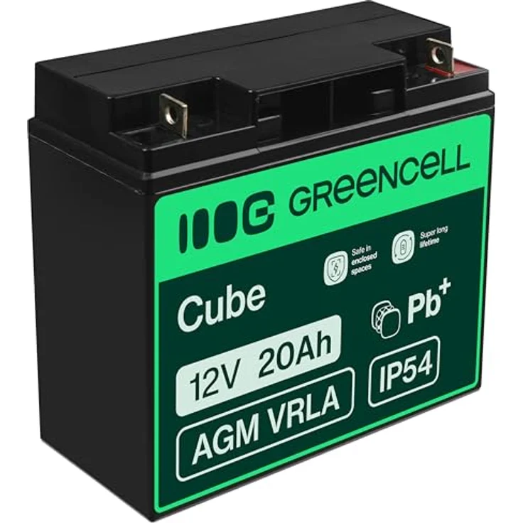 Batterie Blei-Säure Green Cell 12V AGM akku – Bild 2