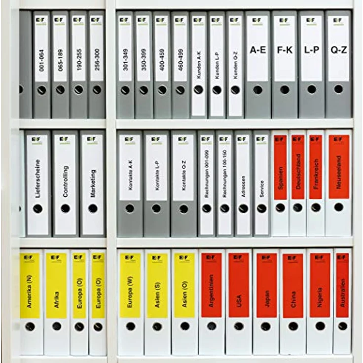 Herma Special 5095 Ordner-Etiketten 61 x 192 weiß – Bild 5