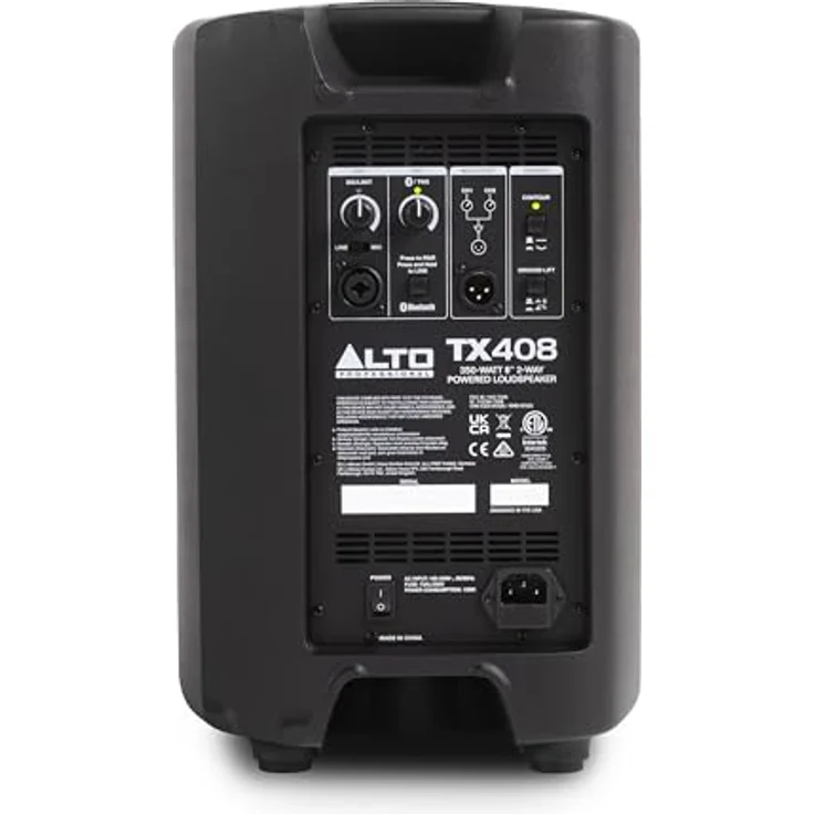 Sonstige Studios Alto TX408, Aktiv PA Lautsprecher mit 350W Verstärker für klaren Sound, Schwarz – Bild 12