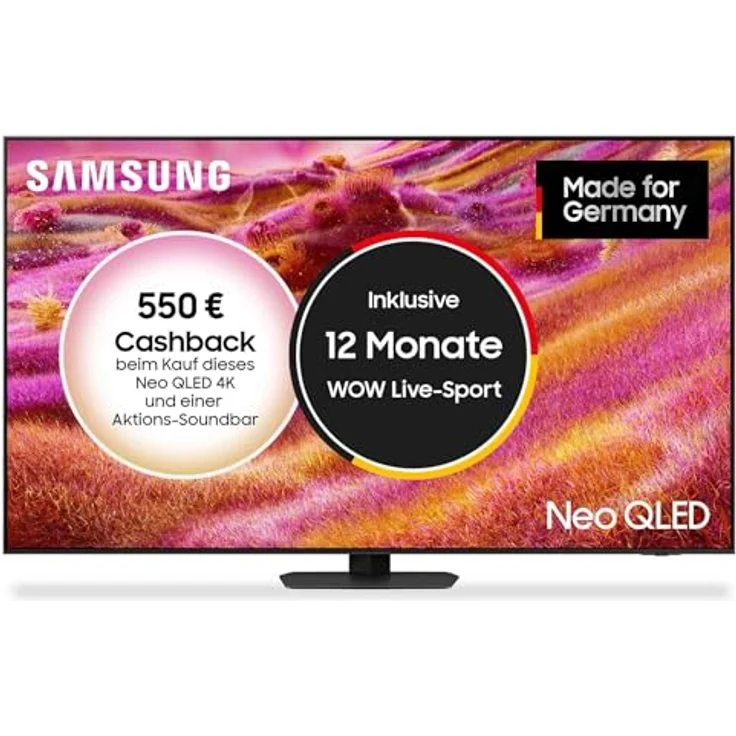 Samsung Neo QLED 4K QN90F, 85 Zoll (214 cm) Mini LED UHD Fernseher mit NQ4 AI Gen3 Prozessor, Glare Free, Neo Quantum HDR+, 4K Upscaling Pro, Dolby Atmos und Knox Security (2025) – Bild 2