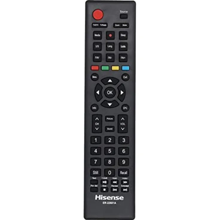 Hisense Originale Fernbedienung ER-22601A für LTDN40D36EU, LTDN40D36TUK, LHD24D33EU, LHD32D33SEU, LHD32E130TUK