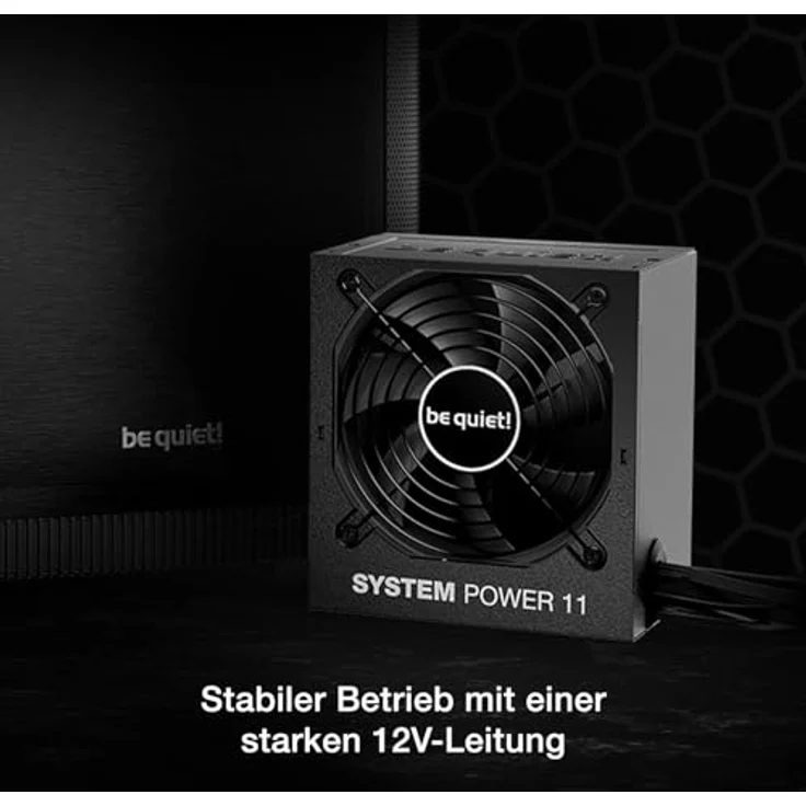 be quiet! System Power 11, Netzteil 550W mit hoher Effizienz und zuverlässiger Leistung – Bild 5