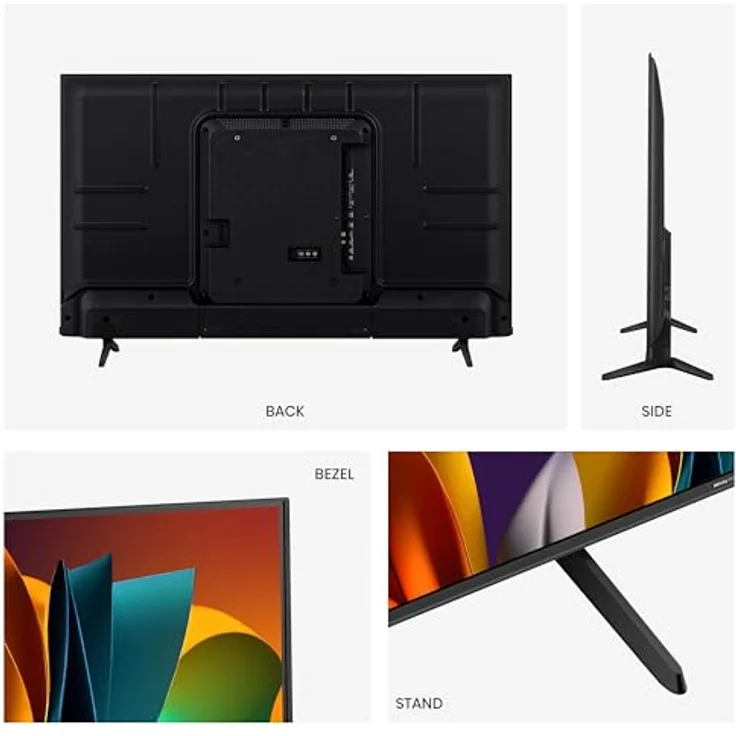Hisense 43E6NT 108cm (43 Zoll) Smart TV, 4K UHD, Dolby Vision, Precision Colour, HDR, Alexa Built-in, Schwarz [2024] – Bild 3