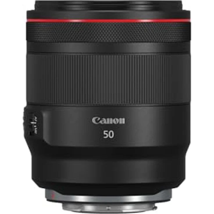 Canon Objektiv RF 50mm F1.2L USM für EOS R (Festbrennweite, 77mm Filtergewinde, Autofokus, Lichtstark) schwarz – Bild 2