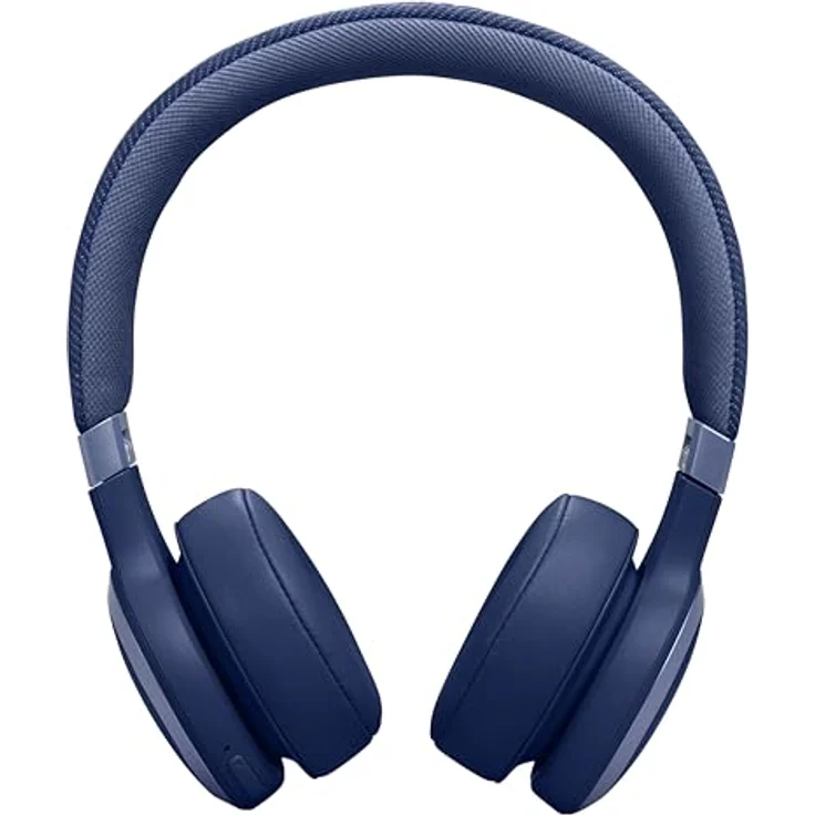 JBL Live 670 NC – Bluetooth On-Ear-Kopfhörer mit adaptivem Noise-Cancelling – Kabellose Ohrhörer Signature Sound und Sprachassistent – Langer Musikgenuss für bis zu 65 Stunden – Blau – Bild 2