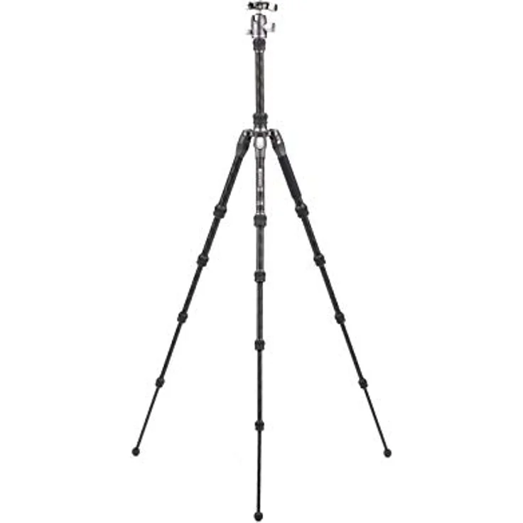Benro Carbon Fibre Zero Series Tripod/Monopod with VX20 Ballhead, 5 Leg Sections, Twist Leg Locks, Padded Carrying Case (FRHN05CVX20) Max Height 139.5 cm – Bild 5