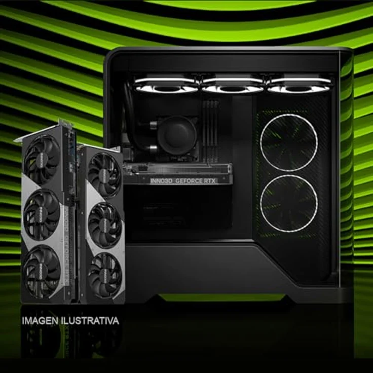 Inno3D GeForce RTX 5060 Ti TWIN X3 OC 16GB, High-End-Grafikkarte mit DLSS 4, 3x DisplayPort, 1x HDMI 2.1 – Bild 4