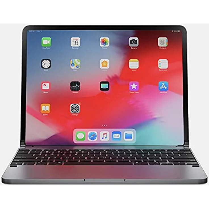 BRYDGE 12.9 Pro, Hochwertige Bluetooth Tastatur aus Aluminium, deutsches Layout QWERTZ, für das iPad Pro 12.9 (2018 & 2020), inklusive magnetischem iPad Cover, space grau – Bild 2