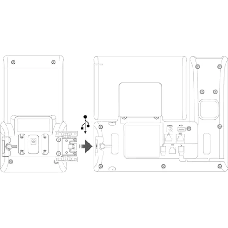 Snom D8C Erweiterungsmodul USB für D865, D862 und D815W, 17,2 cm TFT-Farbdisplay, 60 programmierbare Tasten, schwarz – Bild 8
