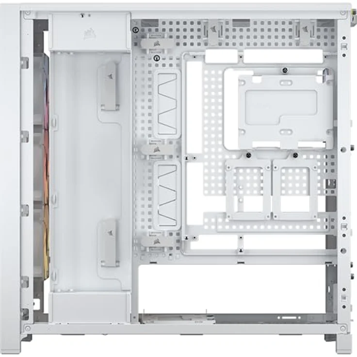 Corsair Frame 5000D RS ARGB Midi-Tower, E-ATX, Tempered Glass, weiß, mit 14 Lüfterplätzen und 4 vorinstallierten RGB-Lüftern – Bild 6