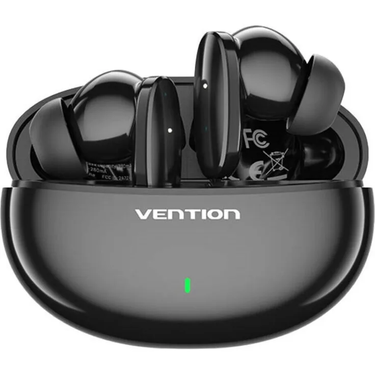 Vention Nbfb0, Kabellose Kopfhörer mit Bluetooth 5.3, hervorragender Klangqualität und IPX4 Wasserschutz, Schwarz