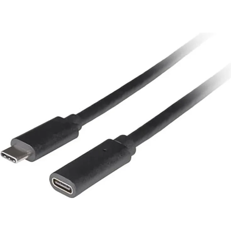Lanberg CA-USBE-20CC-0005-BK USB-C Kabel, USB 3.2 Gen 1, 0,5 m, schwarz, bis zu 3 Ampere Ladestrom