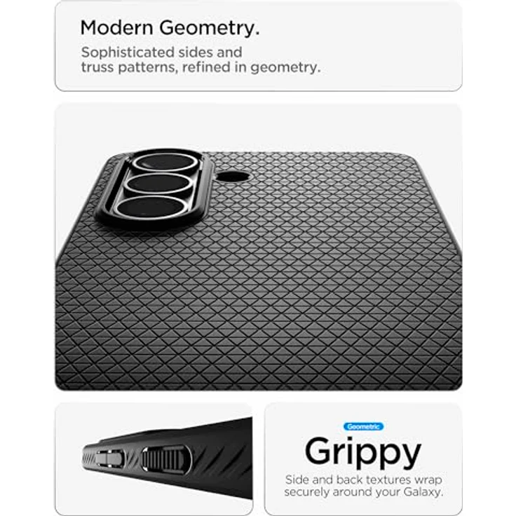 Spigen Liquid Air Hülle für Samsung Galaxy S26, stoßdämpfender TPU-Schutz, Anti-Rutsch Design – Schwarz – Bild 5