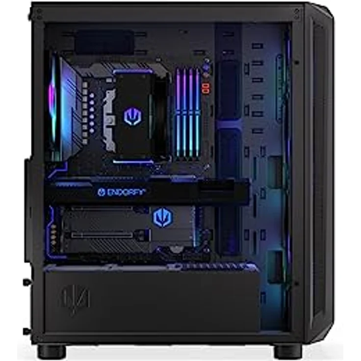 ENDORFY Arx 500 ARGB, 4 140-mm-ARGB-Lüfter im Lieferumfang enthalten, Seitenwand aus gehärtetem Glas, hohe Kompatibilität mit verschiedenen PC-Komponenten | EY2A011 – Bild 3