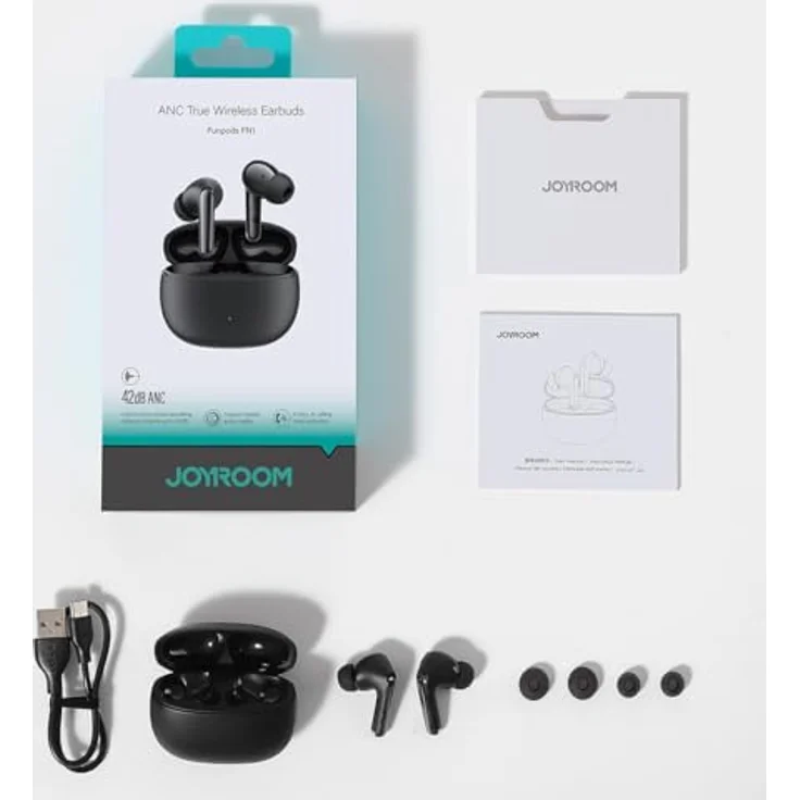 Joyroom Funpods Jr-Fn1 Drahtlose In-Ear-Kopfhörer Tws Bluetooth 5.4 Anc Enc - Schwarz – Bild 7