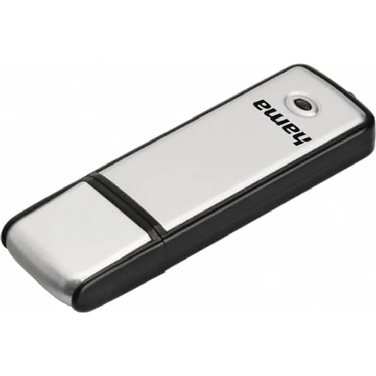 Hama FlashPen Fancy - USB-Flash-Laufwerk - 16 GB - USB 2.0 - Schwarz, Silber