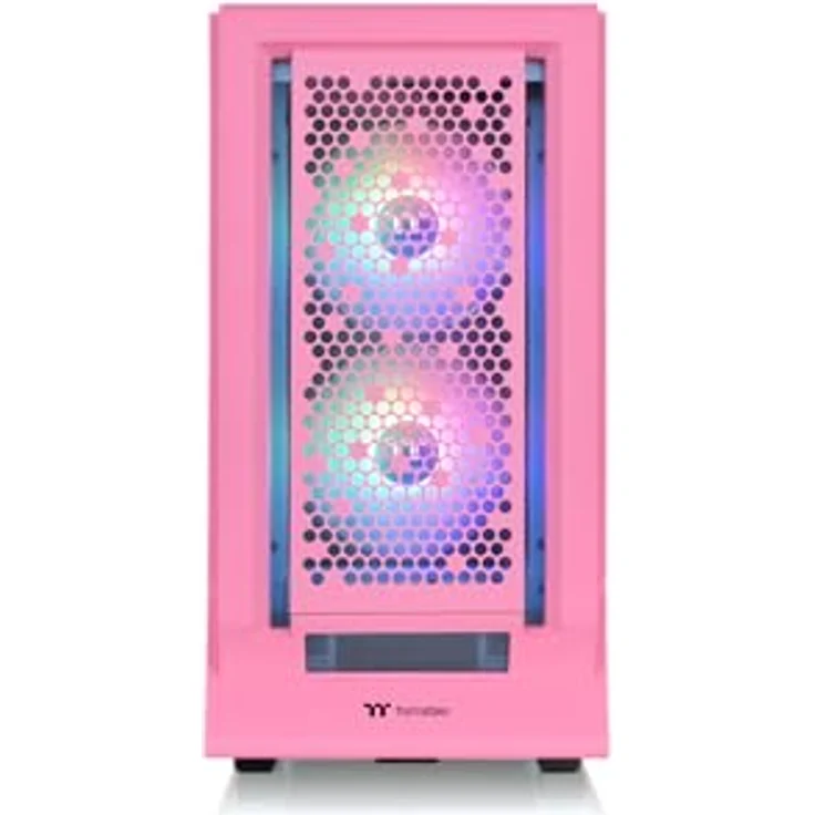 Thermaltake Ceres 350 MX Mid Tower Chassis Bubble Pink - Kompatibel mit Mainboards bis E-ATX, CPU-Kühlern bis 185mm, Grafikkarten bis 360mm – Bild 2