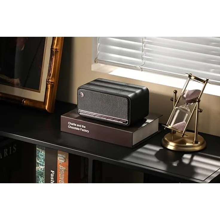EDIFIER MP230 - Tragbarer Bluetooth-Lautsprecher im Retro-Design, kabellos. Wiedergabe über Bluetooth, AUX und Micro SD Karte, Holzgehäuse, 20W, MDF, Vintage-Tasten – Bild 3