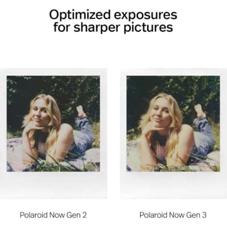 Polaroid Now 3rd Generation I-Type Sofortbildkamera, Pink, mit Doppelobjektiv-Autofokus und USB-C wiederaufladbar – Bild 5