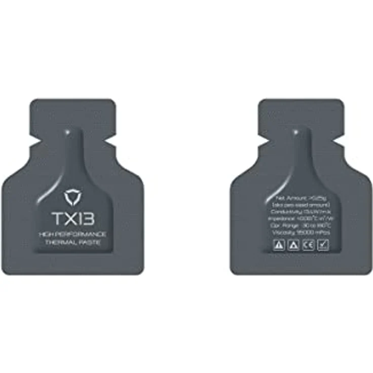 Streacom TX13 Wärmeleitpaste - Extrem leistungsfähig, 1,25 g, umweltfreundliche Verpackung – Bild 3