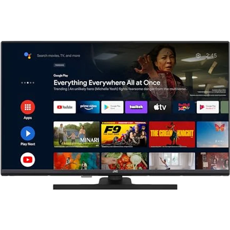 JVC QLED TV 32 Zoll Fernseher Full HD Android Smart TV (HDR, Triple-Tuner, Bluetooth) LT-32VQF545A, kontrastreiche Aufnahmen und lebensechte Farbgebung – Bild 2