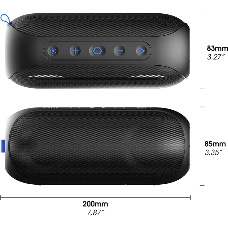 RYGHT TOOGO L Bluetooth Lautsprecher, Freisprechfunktion, spritzwassergeschützt, schwarz – Bild 8