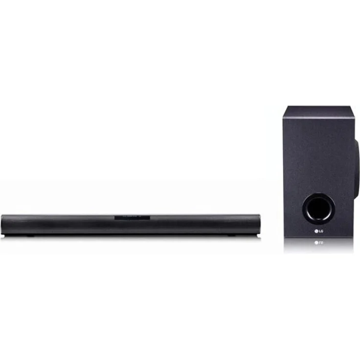 LG SQC1, 2.1 Soundbar mit Subwoofer, 160 W, schwarz – Bild 1