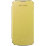Samsung EF-FI919BYEGWW Hülle Schutzhülle Clip-On Flip Case Cover, geeignet für Samsung Galaxy S4 mini, gelb