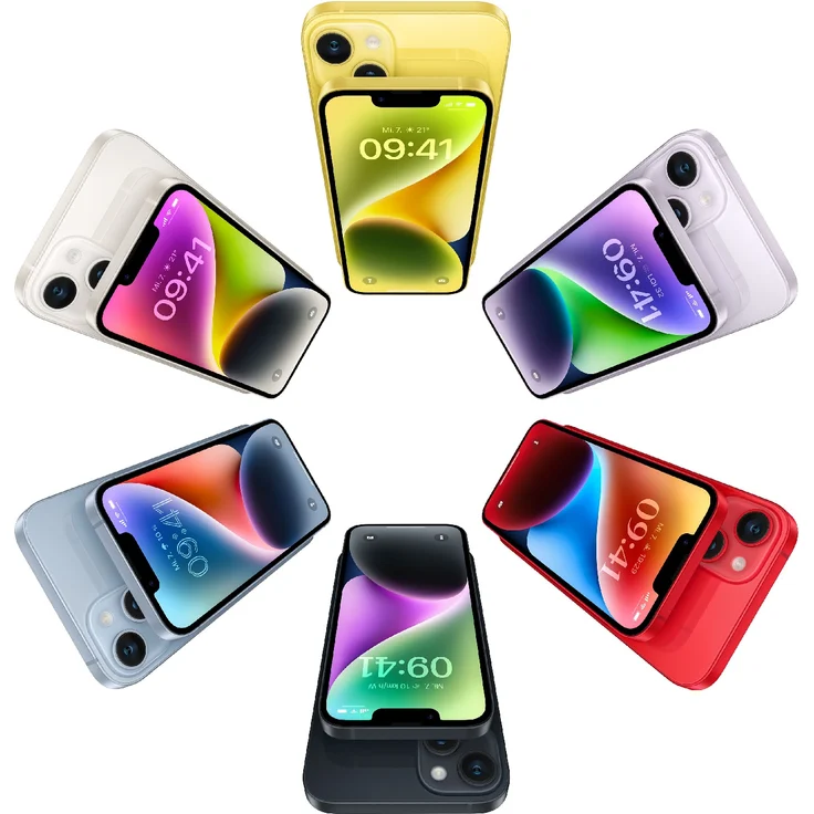 Apple iPhone 14 5G Smartphone 15,494cm (6,1 Zoll) OLED-Display, 128GB interner Speicher, 6GB RAM, Dual-SIM, iOS 16, Yellow – Bild 4