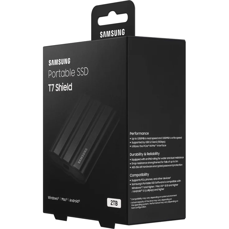 Samsung Portable SSD T7 Shield 4 TB, Externe SSD (MU-PE4T0S) – Bild 8