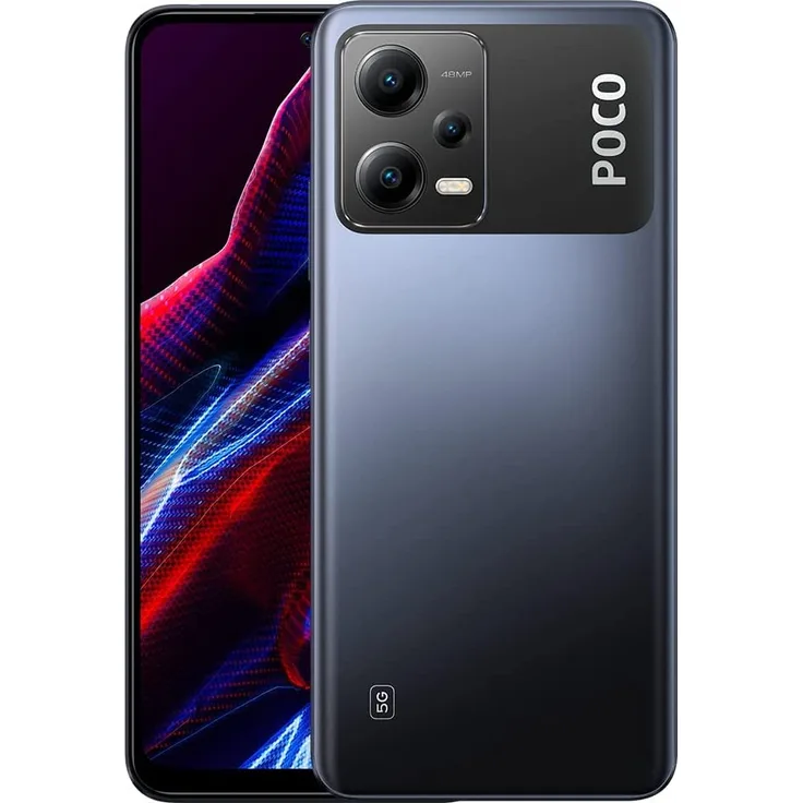 Xiaomi Poco X5 5G Smartphone 16,94cm (6,67 Zoll) AMOLED-Display, 128GB interner Speicher, 6GB RAM, Dual-SIM, Android 11, Black