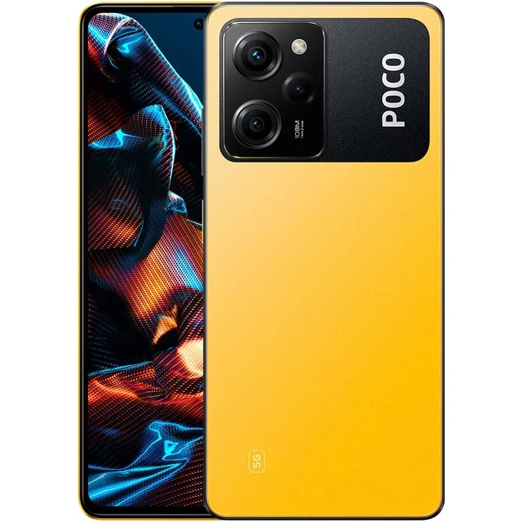 Xiaomi Poco X5 Pro 5G Smartphone 16,94cm (6,67 Zoll) AMOLED-Display, 256GB interner Speicher, 8GB RAM, Dual-SIM, Android 13, Yellow – Bild 1