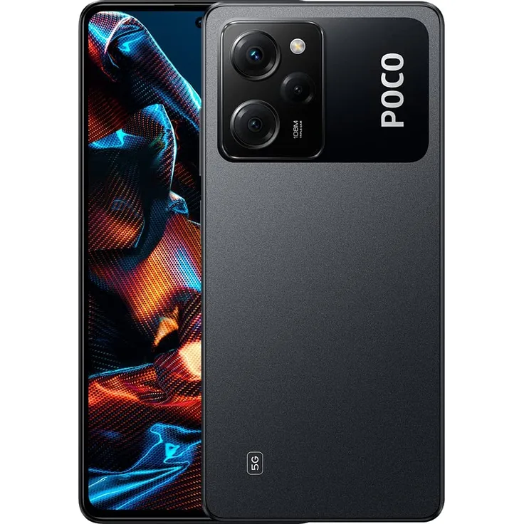 Xiaomi Poco X5 Pro 5G Smartphone 16,94cm (6,67 Zoll) AMOLED-Display, 256GB interner Speicher, 8GB RAM, Dual-SIM, Android 13, Black