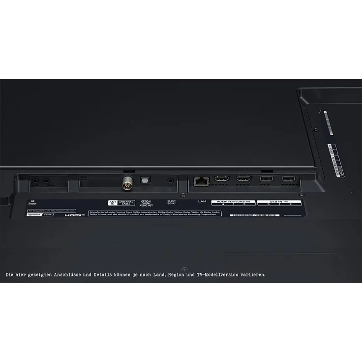 LG SIGNATURE OLED77Z39LA 196 cm (77 Zoll) OLED evo Smart TV (8K, Dolby Vision, HDR10, HDR, HLG, OLED) Twin-HD-Triple-Tuner (Satellit, Antenne, Kabel) Modelljahr 2023 Energieklasse G (DE-Modell) – Bild 6