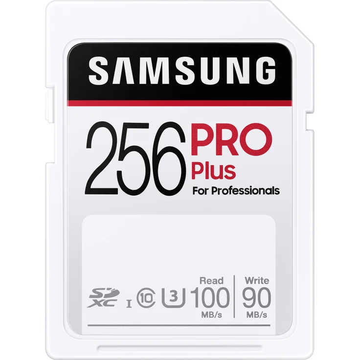 Samsung PRO Plus 256GB SDXC UHS-I U3 100MB/s Full HD & 4K UHD Speicherkarte (MB-SD256H/EU) – Bild 1