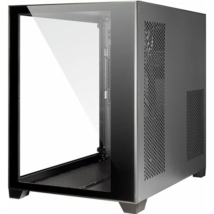 Inter-Tech C-501 Aspect ATX Gaming Gehäuse, Tempered Glass, Schwarz – Bild 3
