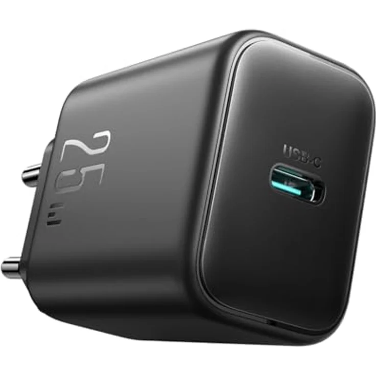 Joyroom JR-TCF23 USB-C Ladegerät, 25W mit SFC/PPS/PD Schnellladung, Sicherheits- und Kompaktdesign, Schwarz – Bild 2
