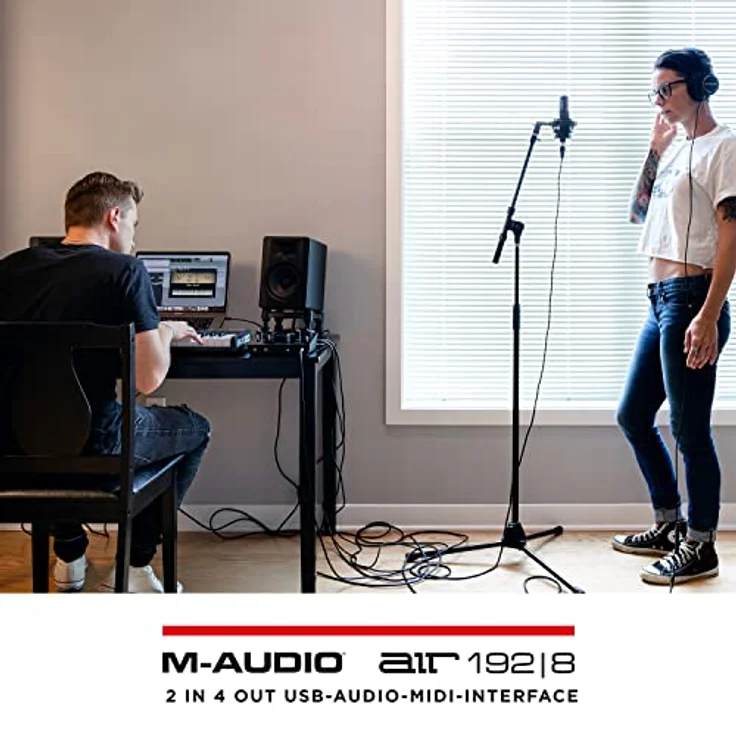M-Audio AIR 192|8 - 2-in-4-out-USB Audio - MIDI-Schnittstelle mit ProTools und Ableton Live Recording Software mit Studio Effekten & Instrumenten – Bild 11