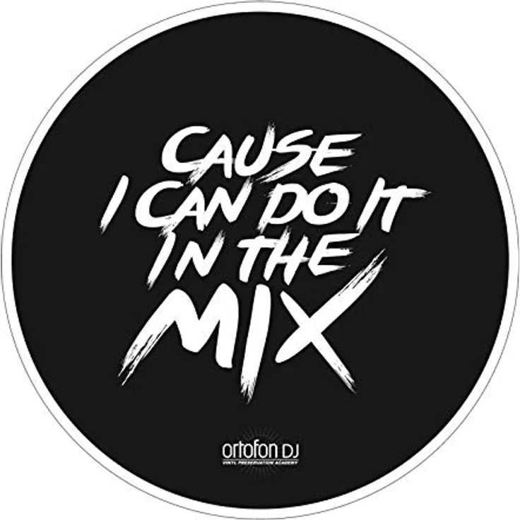 Ortofon Slipmat Mix, DJ-Zubehör im 2er Set für kreative Mixes